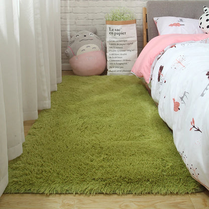 Fluffy Bedroom Carpet Decor