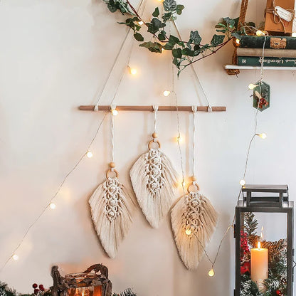 Leaf Macrame Wall Hanging Décor