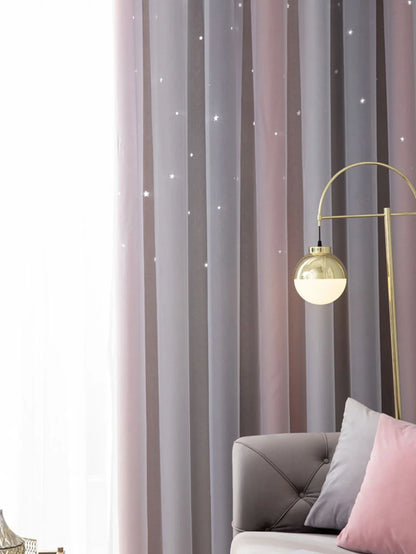 Twinkle Star Blackout Kids Curtains