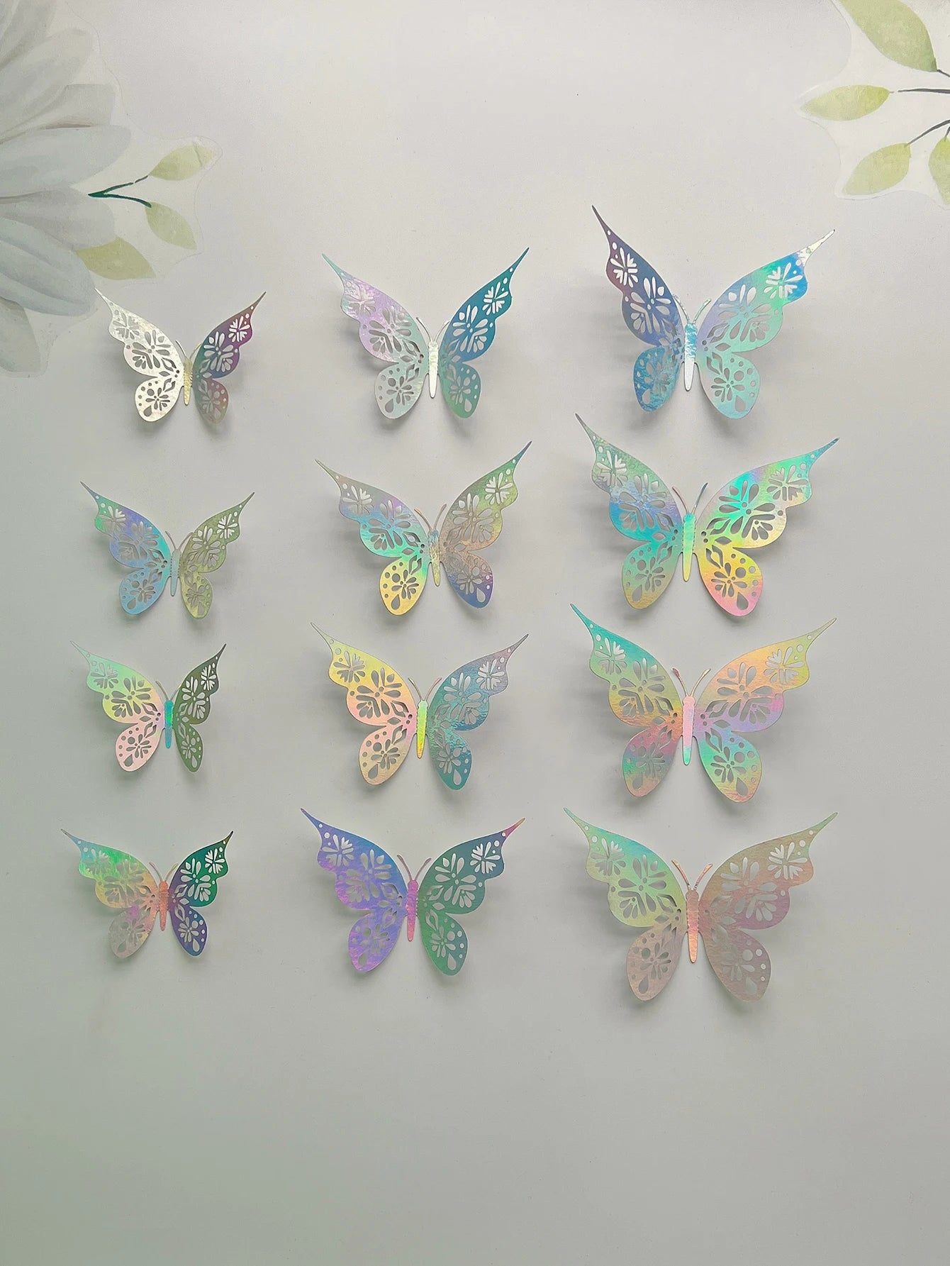 3D Hollow Butterfly Wall Sticker