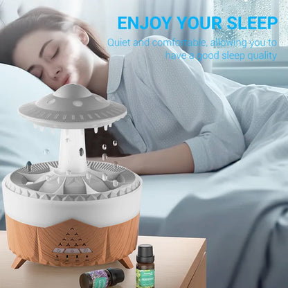 Remote Rain Cloud Humidifier Set