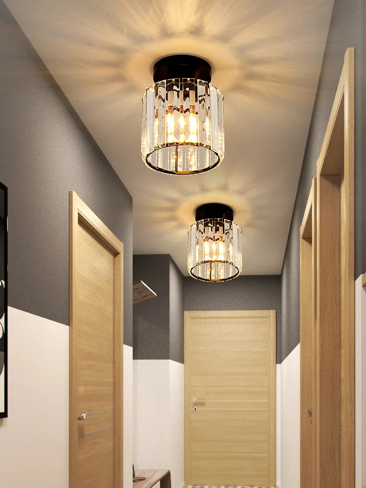 Modern Crystal Ceiling Light Fixture