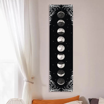 Starry Sky Moon Phase Tapestry