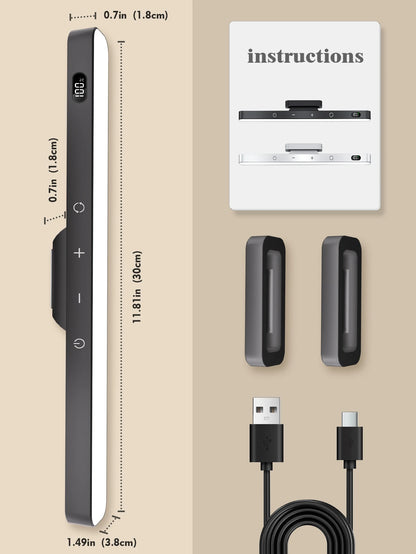 VersaLite Touch LED Bar – Rechargeable, Dimmable & Magnetic Mount