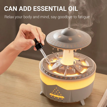 Remote Rain Cloud Humidifier Set