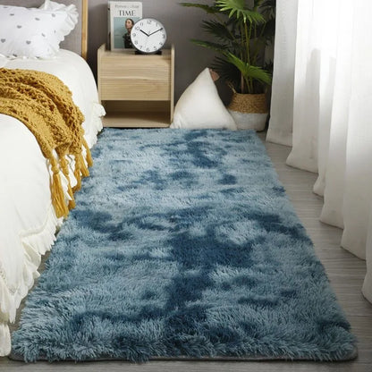 Fluffy Bedroom Carpet Decor