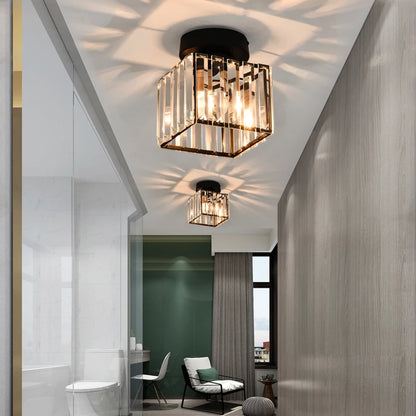 Modern Crystal Ceiling Light Fixture