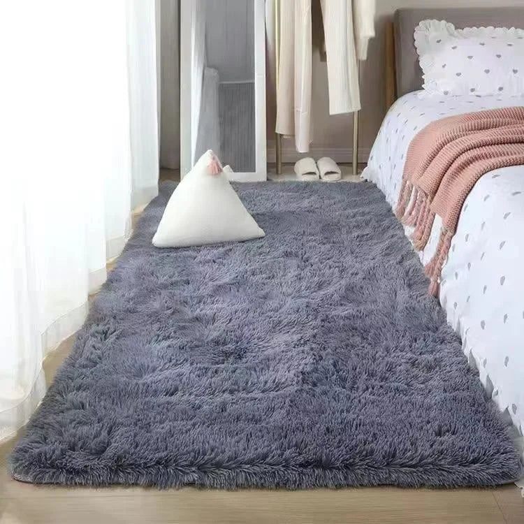 Fluffy Bedroom Carpet Decor