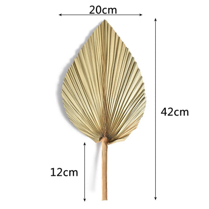 2PC Mini Palm & Pampas Grass Set for DIY Weddings & Home Decor