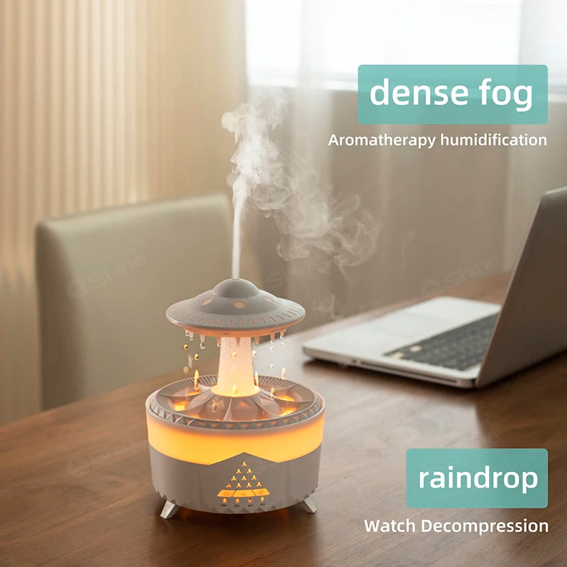 Remote Rain Cloud Humidifier Set