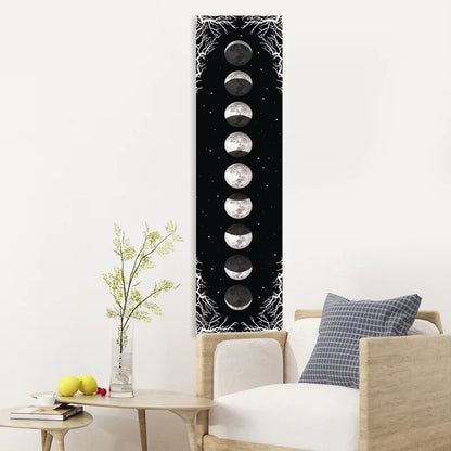 Starry Sky Moon Phase Tapestry