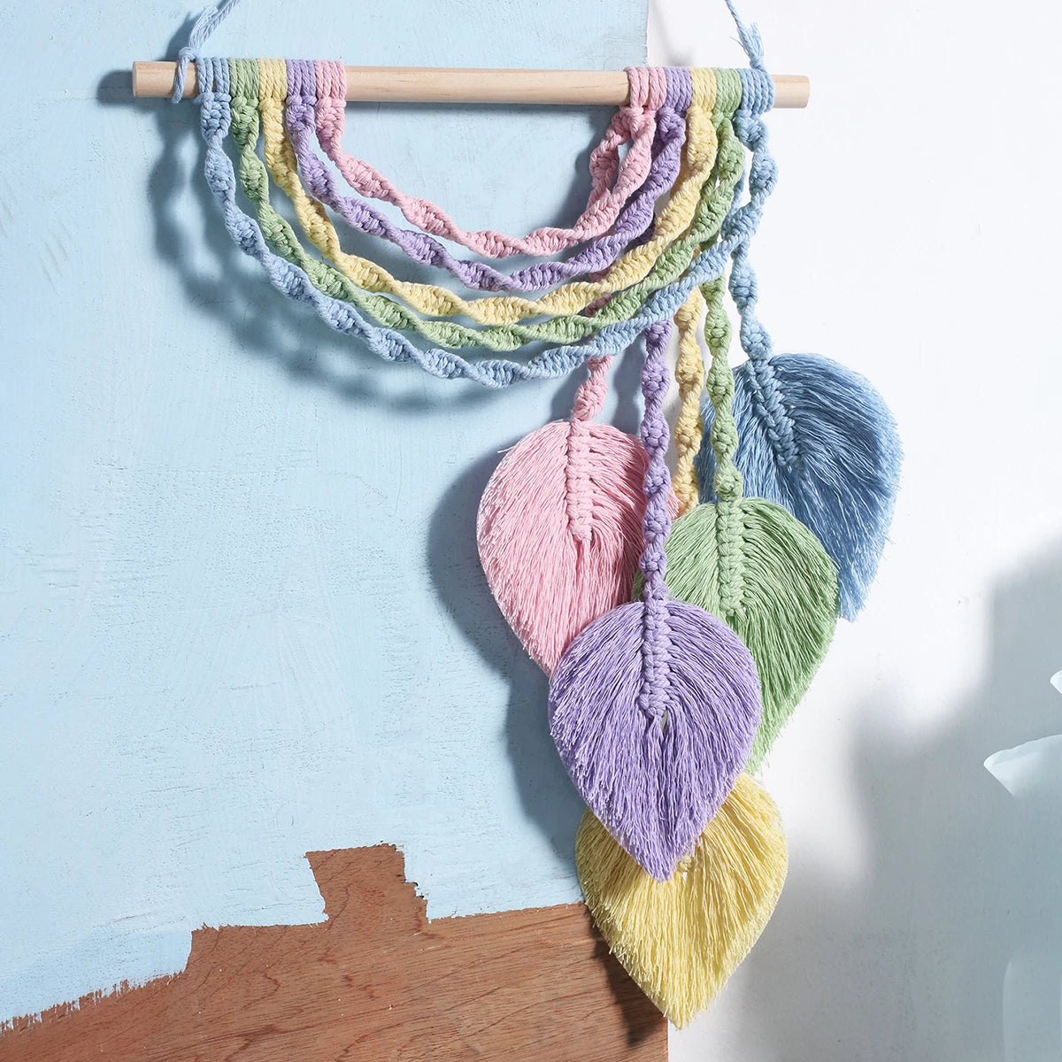 Leaf Macrame Wall Hanging Décor