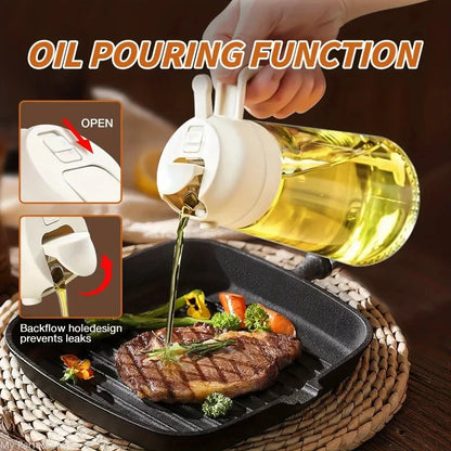 All-in-One Oil Sprayer and Dispenser