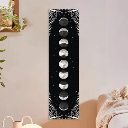 Starry Sky Moon Phase Tapestry