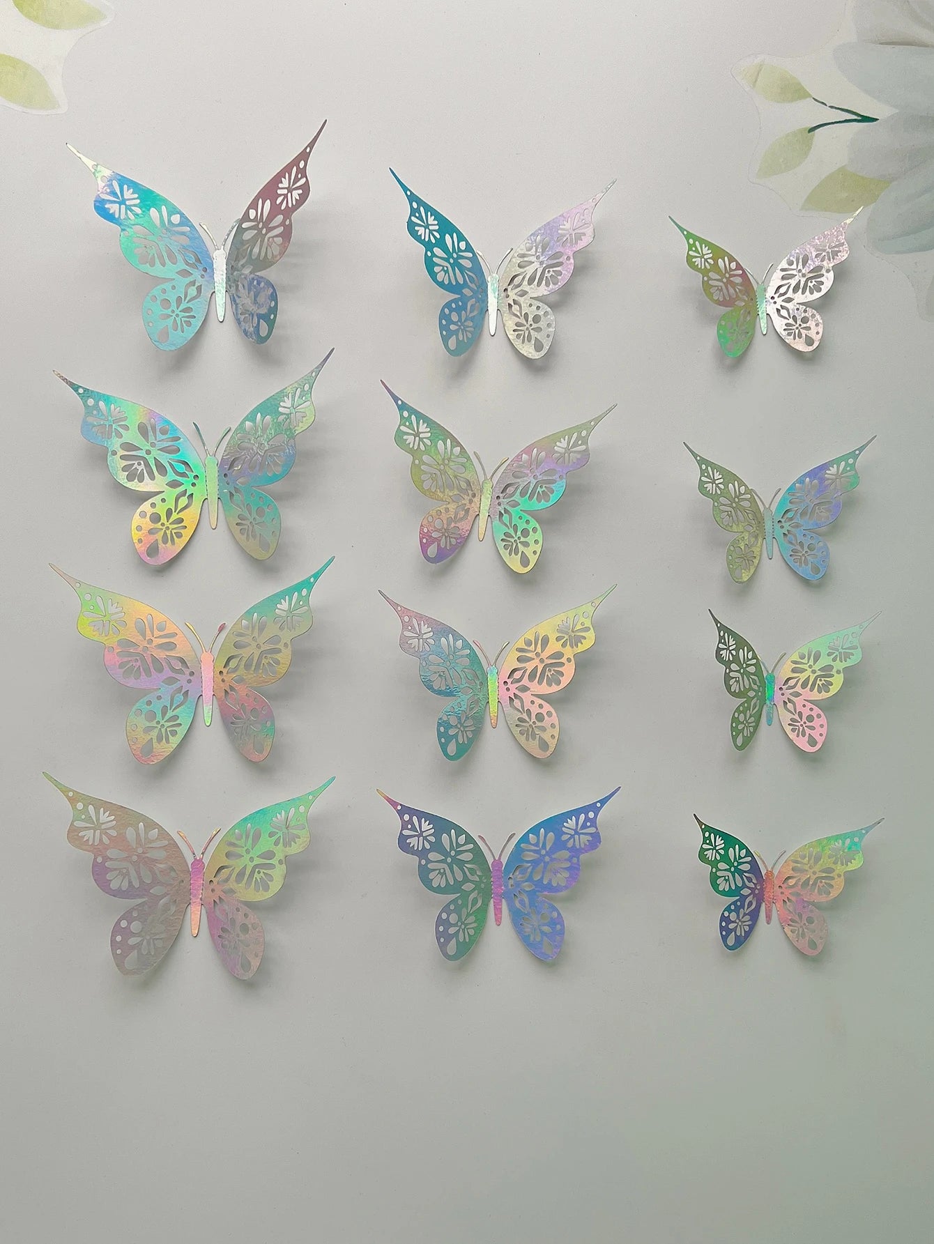 3D Hollow Butterfly Wall Sticker