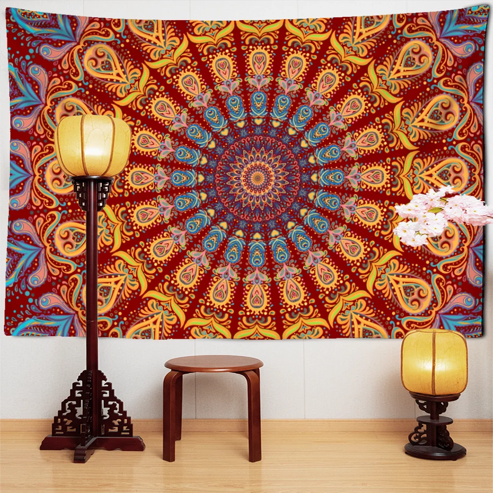 Moon Mandala Tapestry Wall Decor