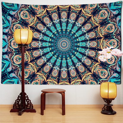 Moon Mandala Tapestry Wall Decor