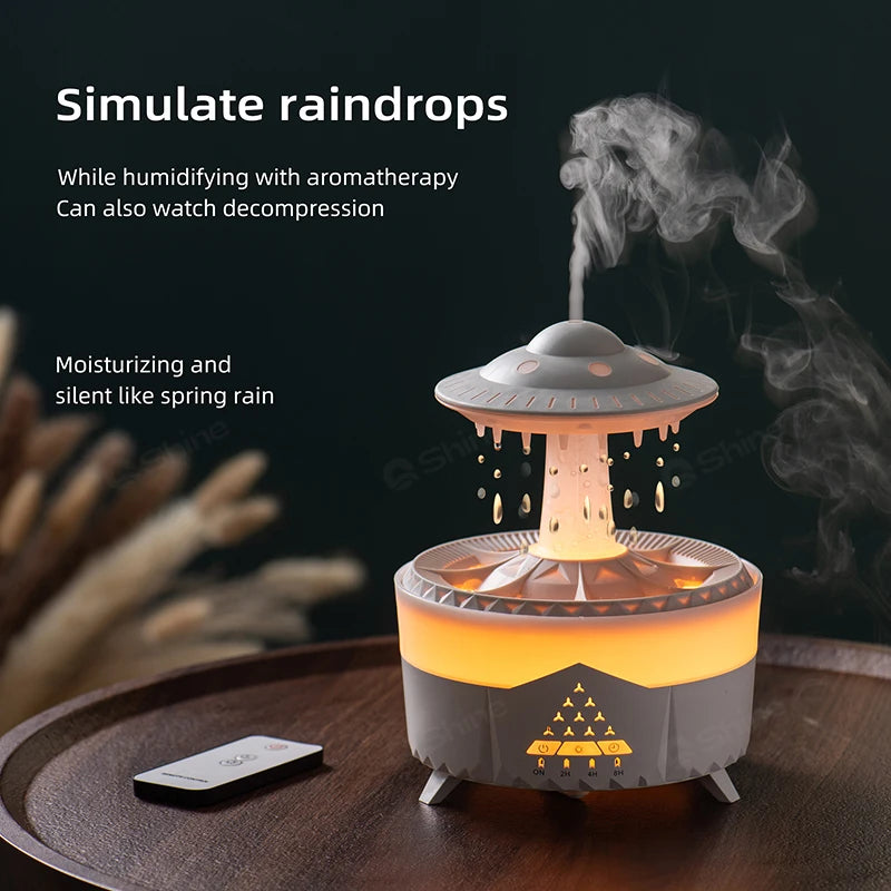 Remote Rain Cloud Humidifier Set